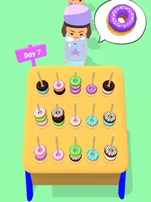 Donuts Sort Puzzle android App screenshot 0