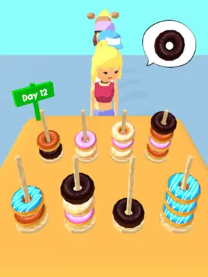 Donuts Sort Puzzle android App screenshot 2